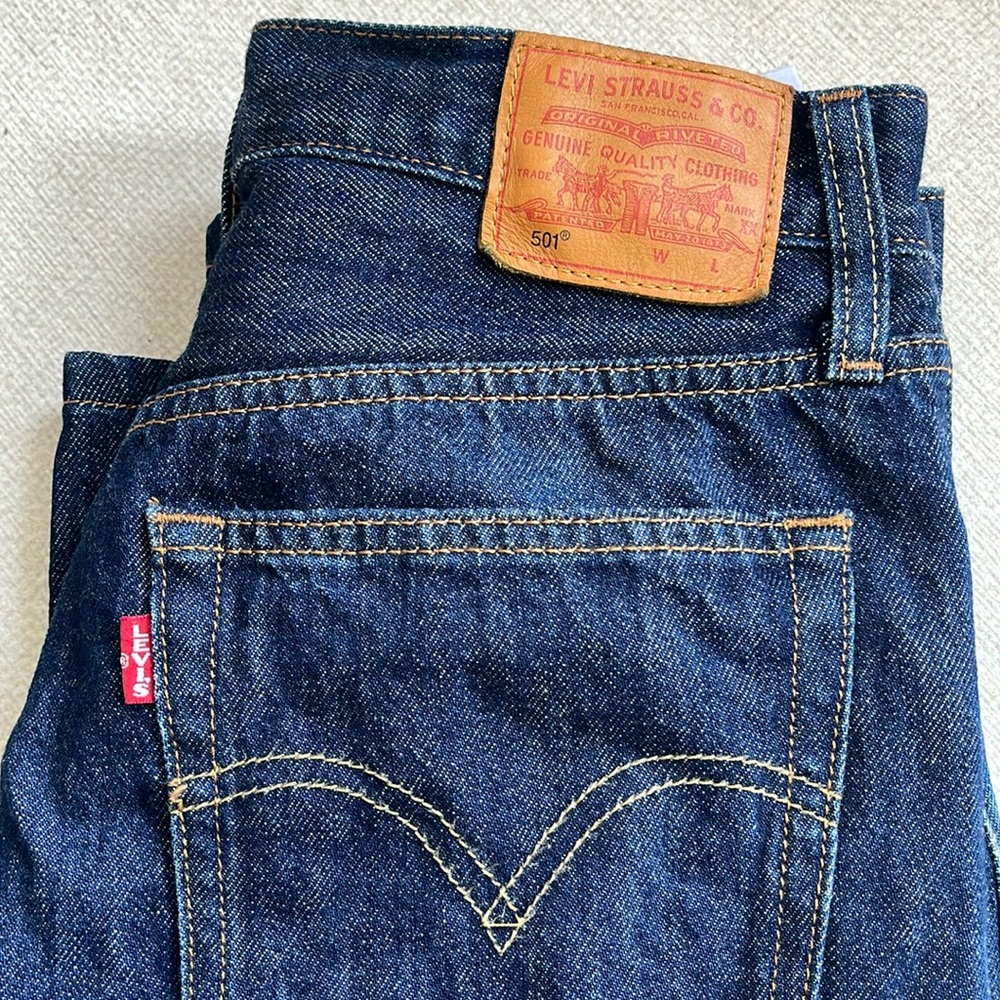 Levi 501 Button fly jeans, 28 x 30